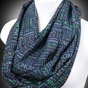 Accounting infinity scarf for woman accountant CPA gifts apparel tax accounting